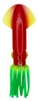 12" Green w/ Red back