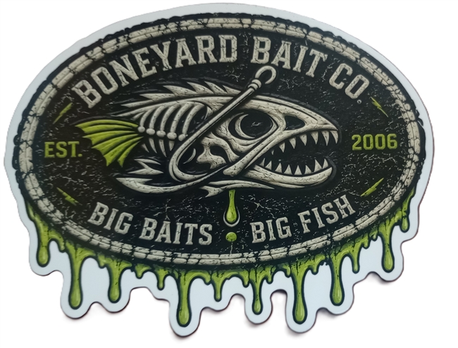 Boneyard Baits Logo Decals